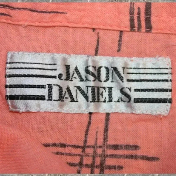 Vintage Jason Daniels Collard Button Down Shirt - Picture 9 of 9